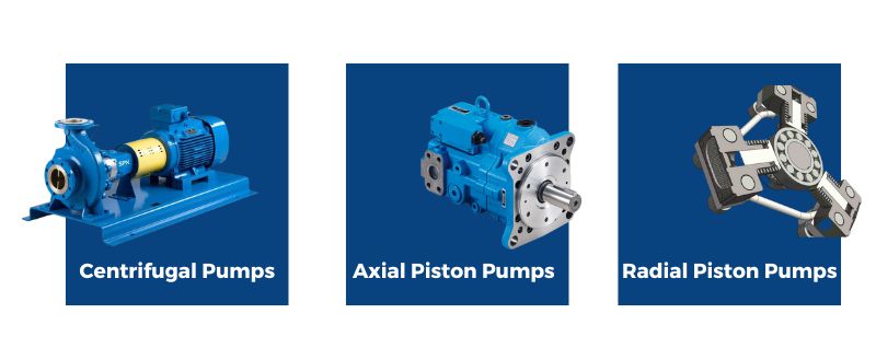 Type of pump in hydraulic system